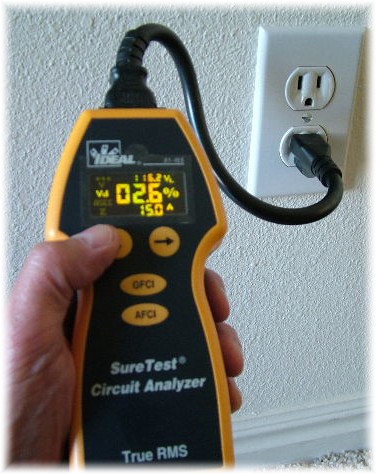 Lybeck Home Inspection Service - Electrical Plug-in Circuit Test 
Equipment